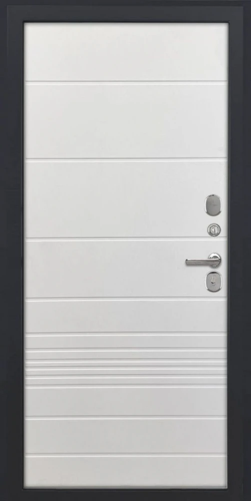 Входная дверь ДвериПРО Л-45 ФЛ-700 (10мм, Ясень белый) DPRO222165 внутренняя сторона