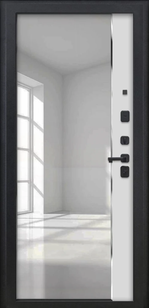 Входная дверь ДвериПРО Аура ФЛЗ-618 Белый матовый DPRO226219 внутренняя сторона