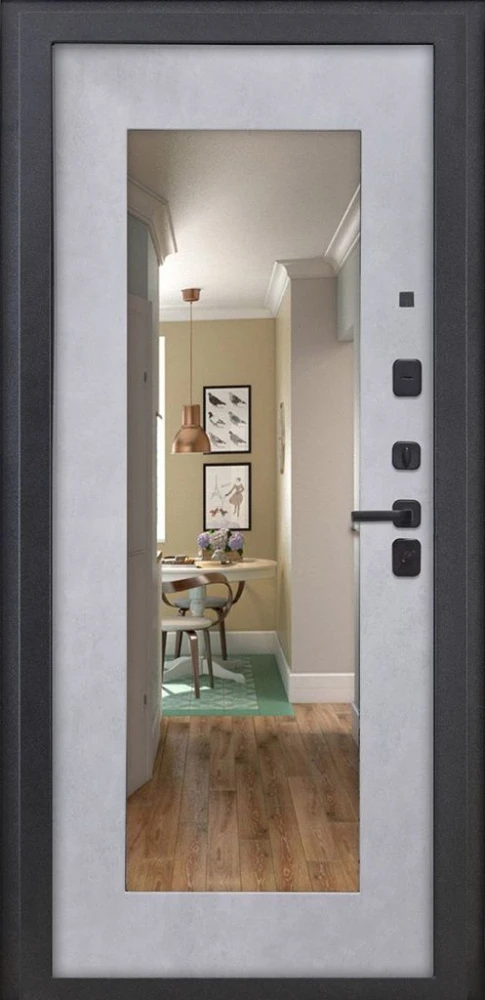 Входная дверь ДвериПРО L-3b ФЛЗ-603 Бетон снежный DPRO204773 внутренняя сторона