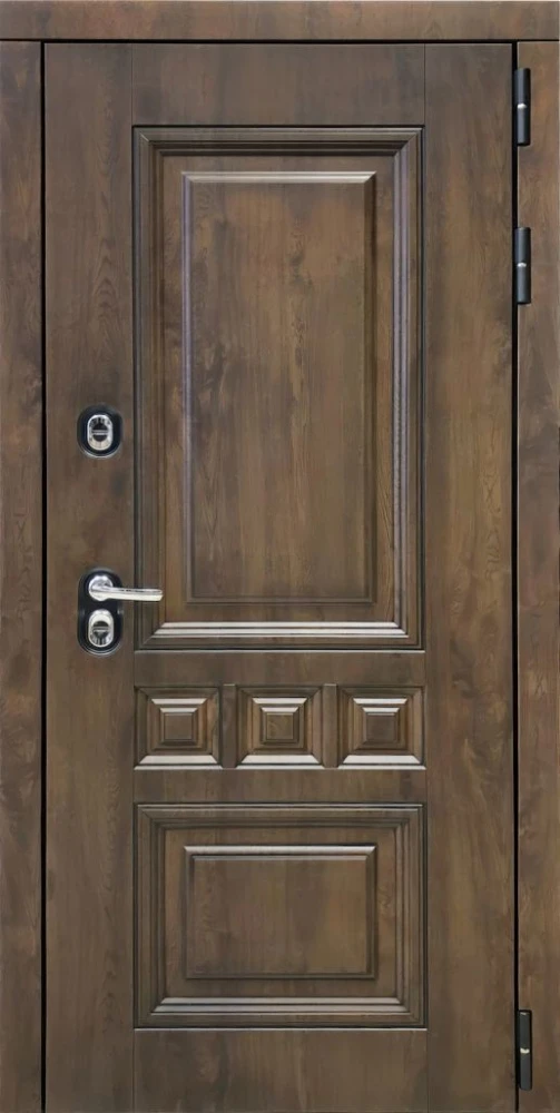 Входная дверь ДвериПРО Аура ФЛ-677 (10мм, Белый матовый) DPRO225931 внешняя сторона