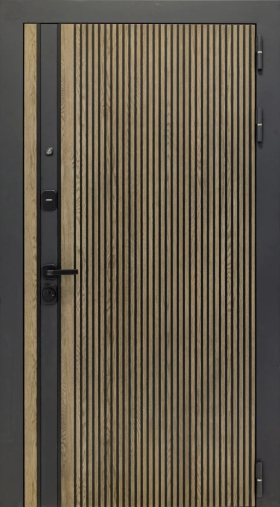 Входная дверь ДвериПРО Росна ФЛ-291 (Лине, 10мм, Белый софт) DPRO222115 внешняя сторона