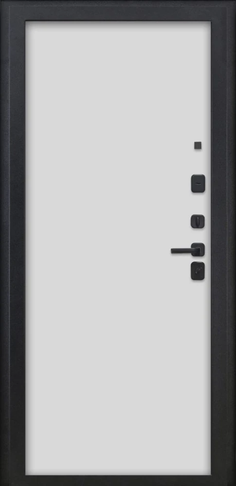 Входная дверь ДвериПРО Л-3б Гладкая Белый матовый DPRO222375 внутренняя сторона